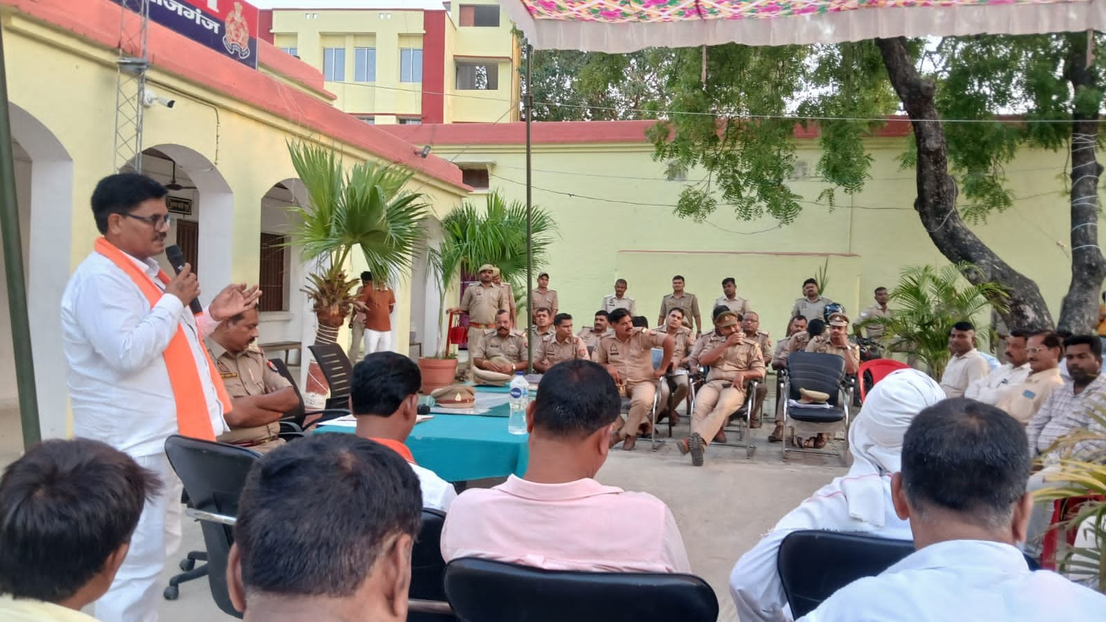 मुहर्रम को लेकर श्यामदेउरवा थाने में पीस कमेटी की बैठक, सौहार्दपूर्ण माहौल में पर्व मनाने की अपील